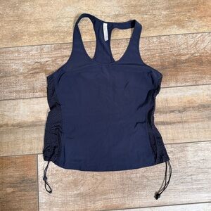 Athleta | Navy Blue Drawstring Tank